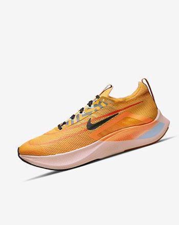 Nike Zoom Fly 4 Dorados Naranjas Negros | MX 4510